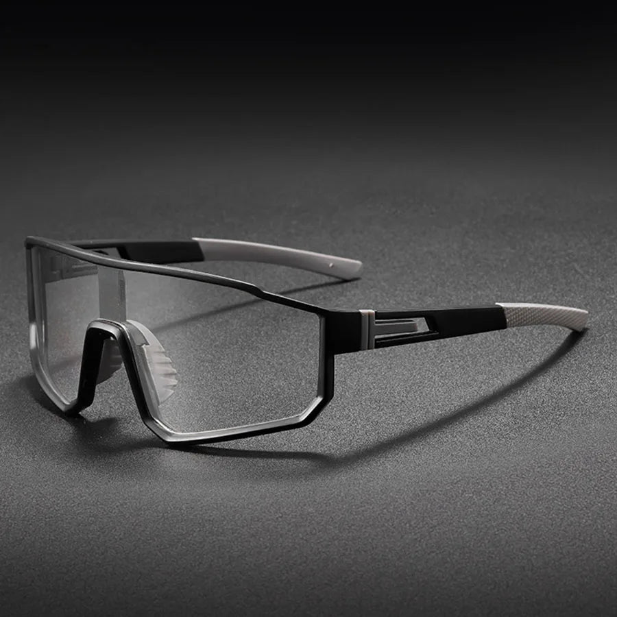 Gafas de ciclismo de gran tamaño para hombre, gafas de sol con revestimiento colorido a prueba de viento para bicicleta, deportes al aire libre, motocicleta
