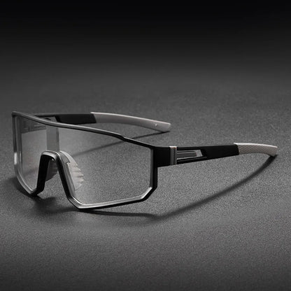 Gafas de ciclismo de gran tamaño para hombre, gafas de sol con revestimiento colorido a prueba de viento para bicicleta, deportes al aire libre, motocicleta
