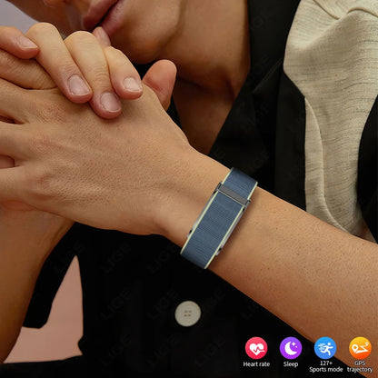 Pulsera deportiva inteligente LIGE 2025 con control del ritmo cardíaco y de la salud, podómetro, gps
