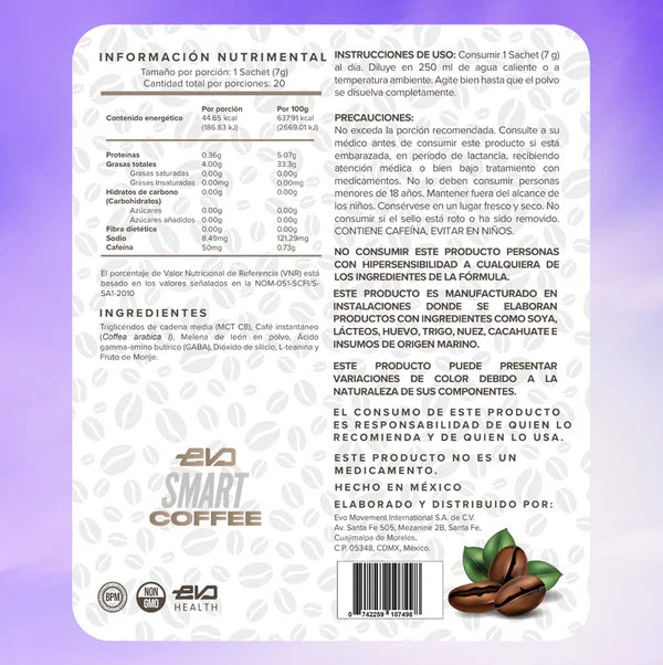 Smart Coffee (2 packs, total 40 sobres)